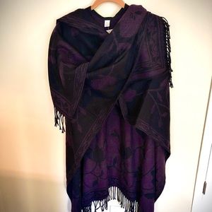 New Croft & Barrow Purple Shrug Wrap OS